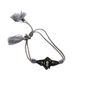 Deepa Gurnani Rhinestone Crystal Cord Adjustable Bracelet